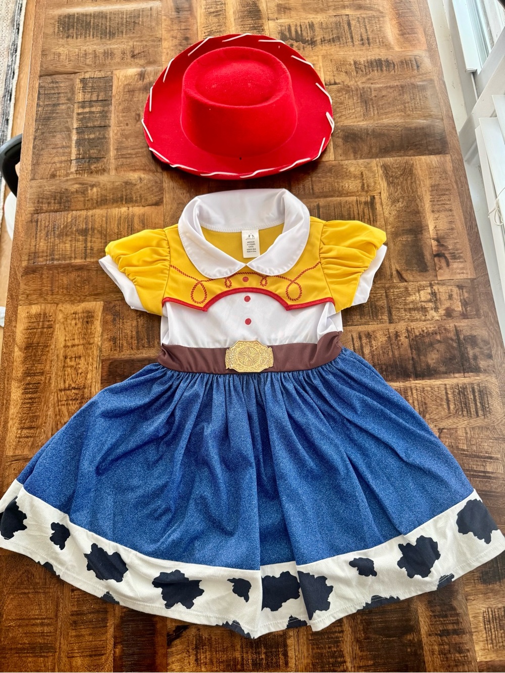 Toddler Toy Story Jessie Costume Dress with Hat 3-5 Years